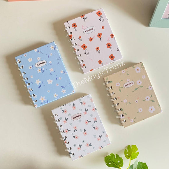 Floral Daisy Spiral Diary ( 1pc )