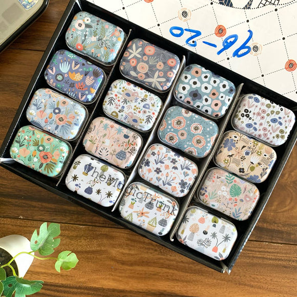 Floral Mini Tin Box ( 1pc )