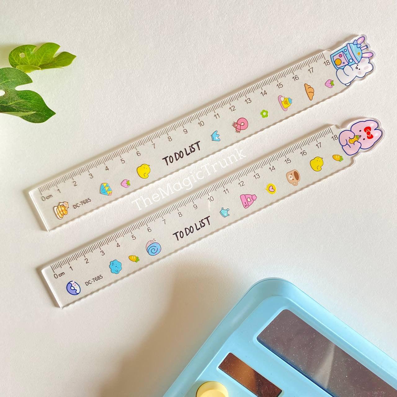Bunny Theme School Ruler Scale ( 1pc )