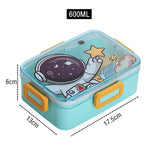 Character Lunch Box With Spoon & Container ( 1pc )
