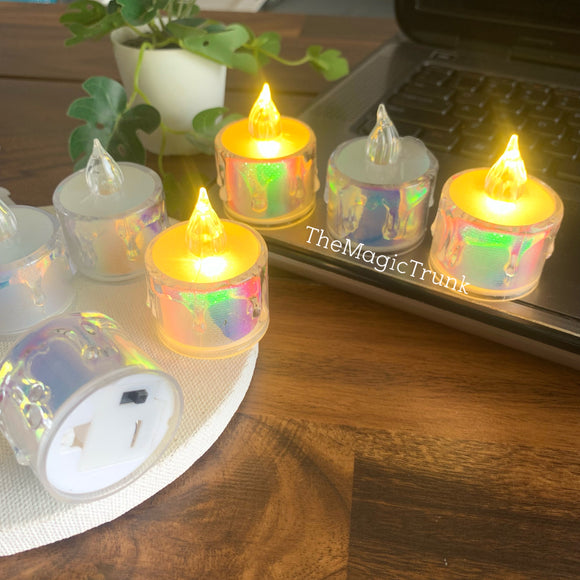 Holographic Decorative Smokeless Led Mini Candles