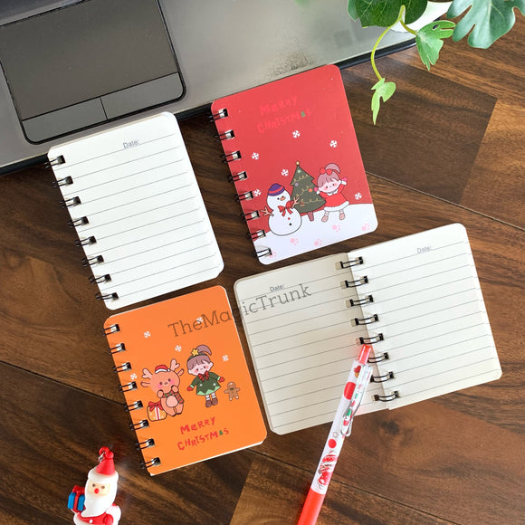 Spiral Christmas Design Pocket Diary A7 ( 1pc )