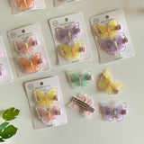 Embroidered Butterfly Clips ( 2pcs )