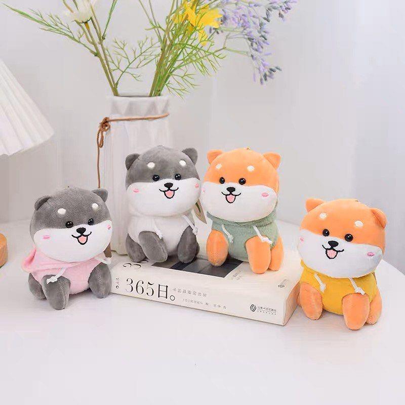 Puppy Hoddie Plush Keychain ( 1pc )