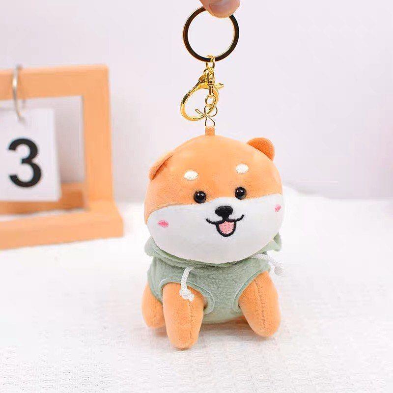 Puppy Hoddie Plush Keychain ( 1pc )