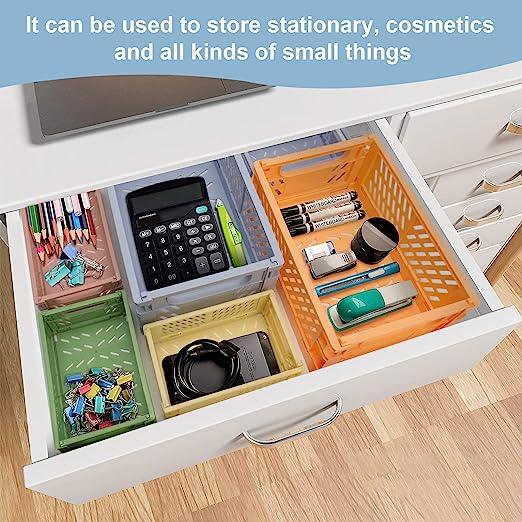 Storage Organizer Crates Foldable & Stackable ( 1pc )