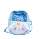 Sanrio Transparent Plush Crossbody Bag ( 1pc )