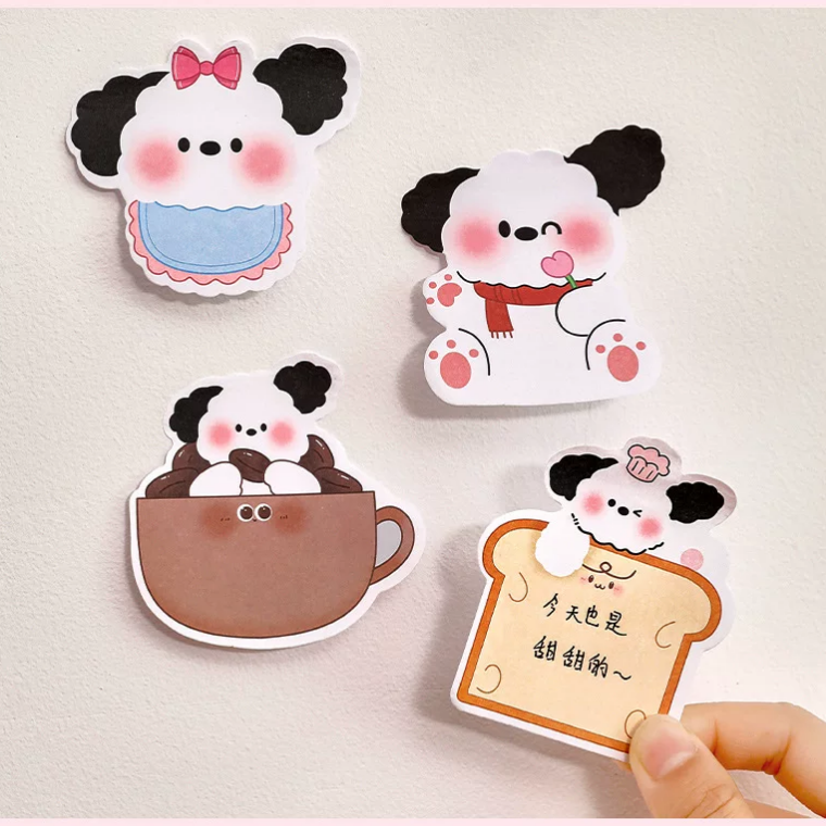 Cute Puppy Sticky Notes ( 1pc )