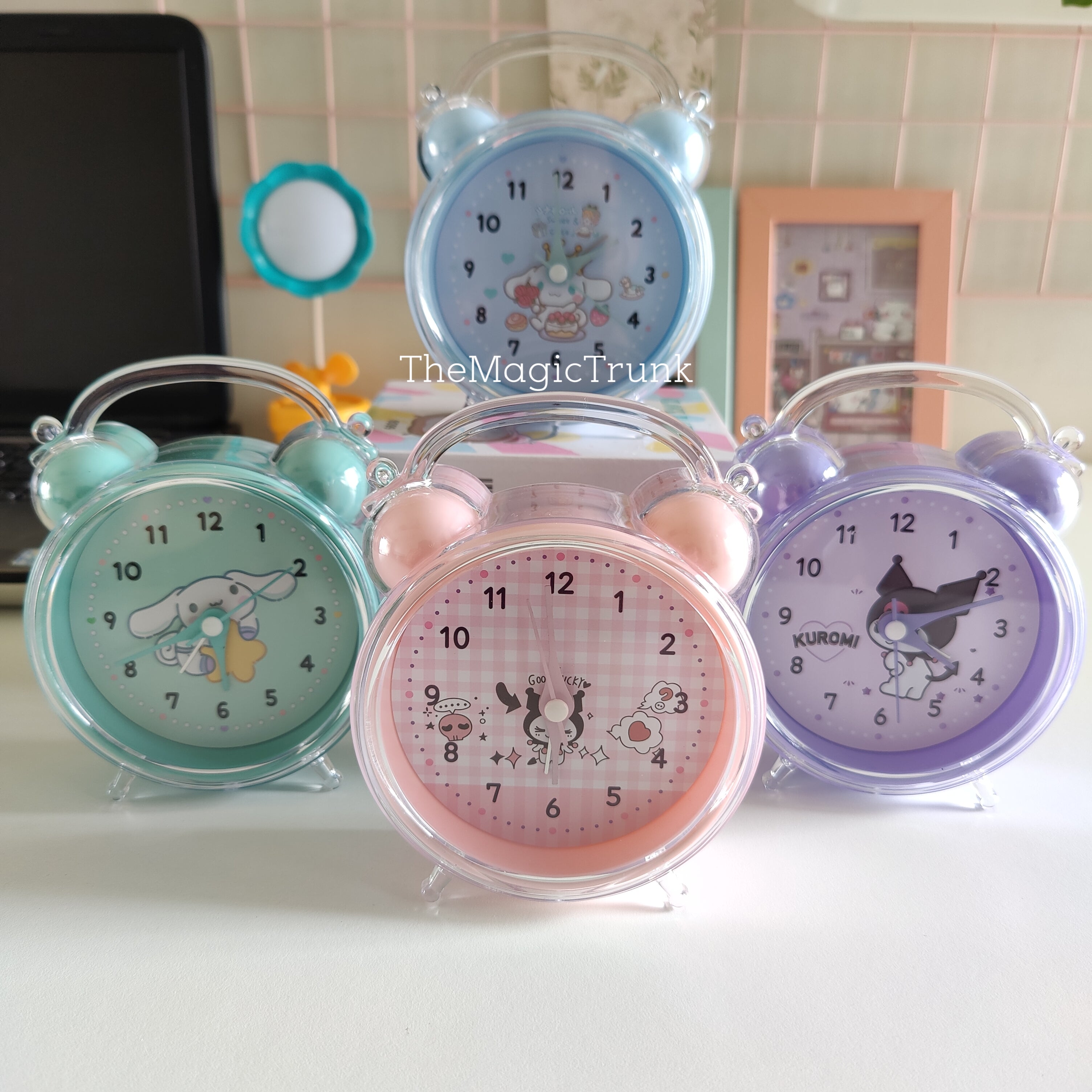 Sanrio Kuromi Cinnamoroll Alarm Clock ( 1pc )