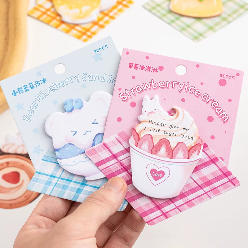 Cute Dessert Sticky Notes ( 1pc )