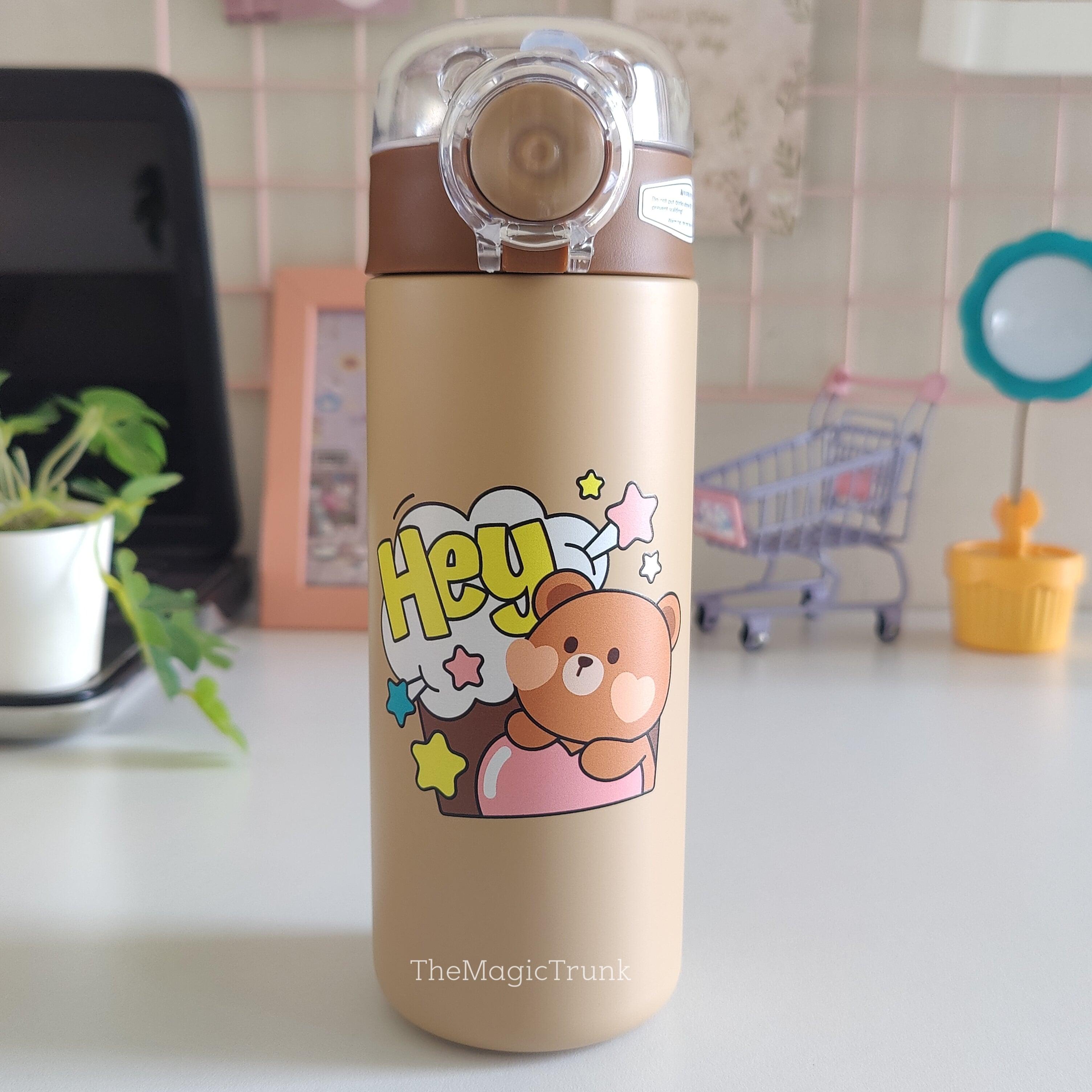 Unicorn Lion Bear Bunny Sipper Steel Doubled Walled Insulated Bottle ( 1pc )