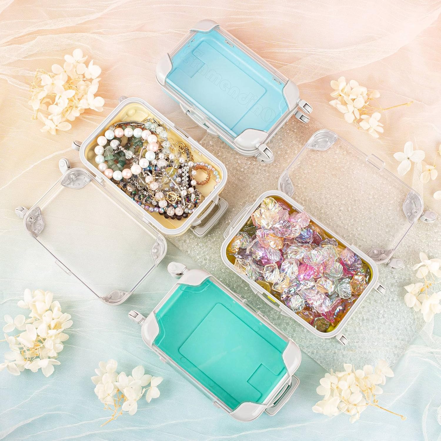 Mini Trolley Suitcase Multipurpose Organizer ( 1pc )