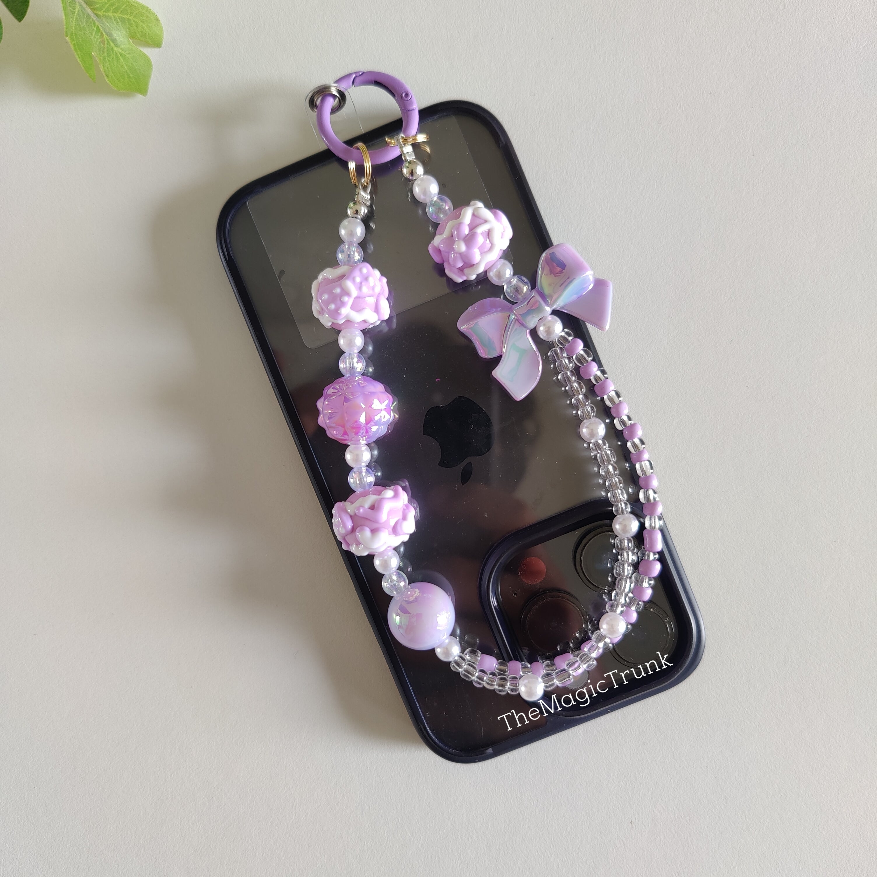 Candy Bead Mobile Phone Charm ( 1pc )