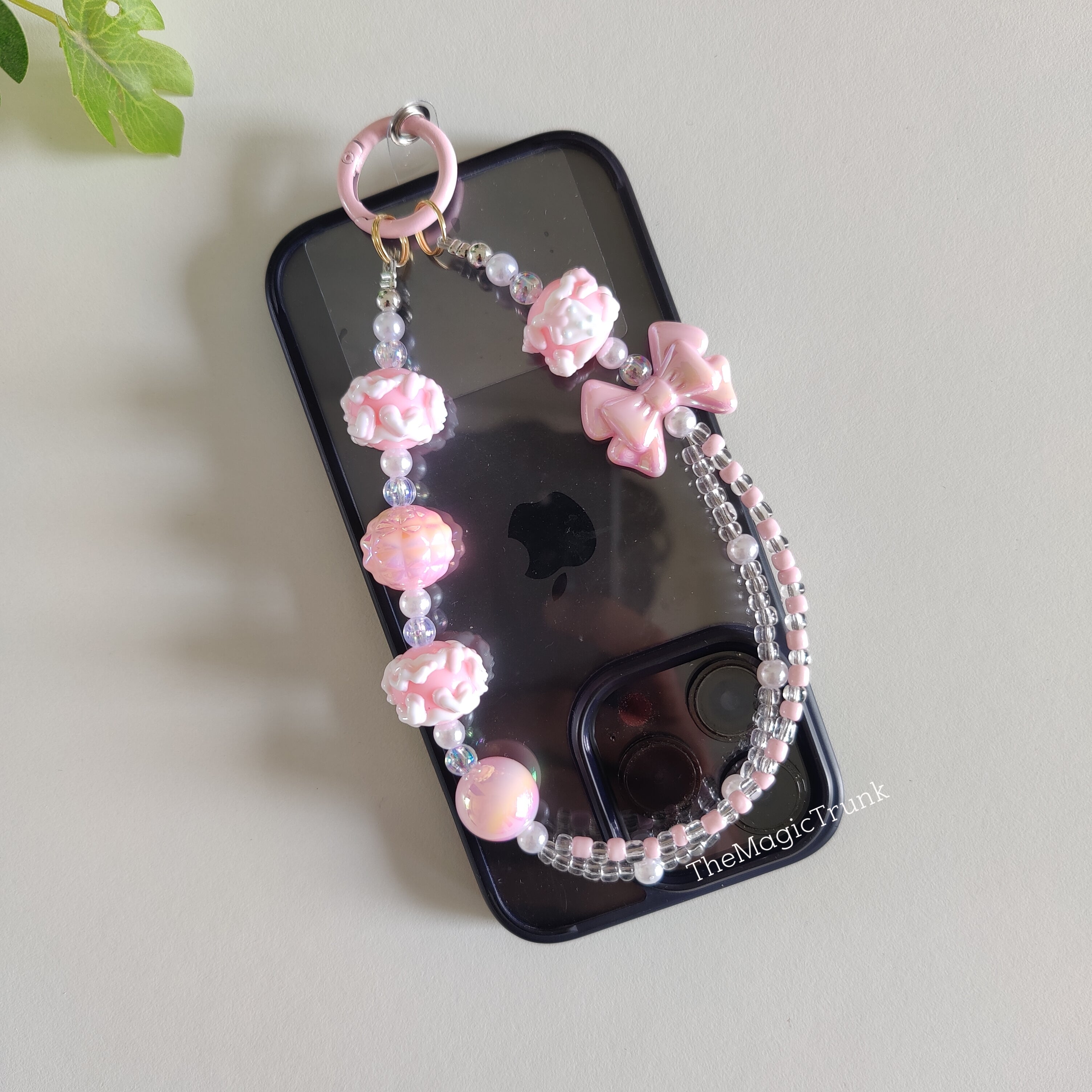 Candy Bead Mobile Phone Charm ( 1pc )