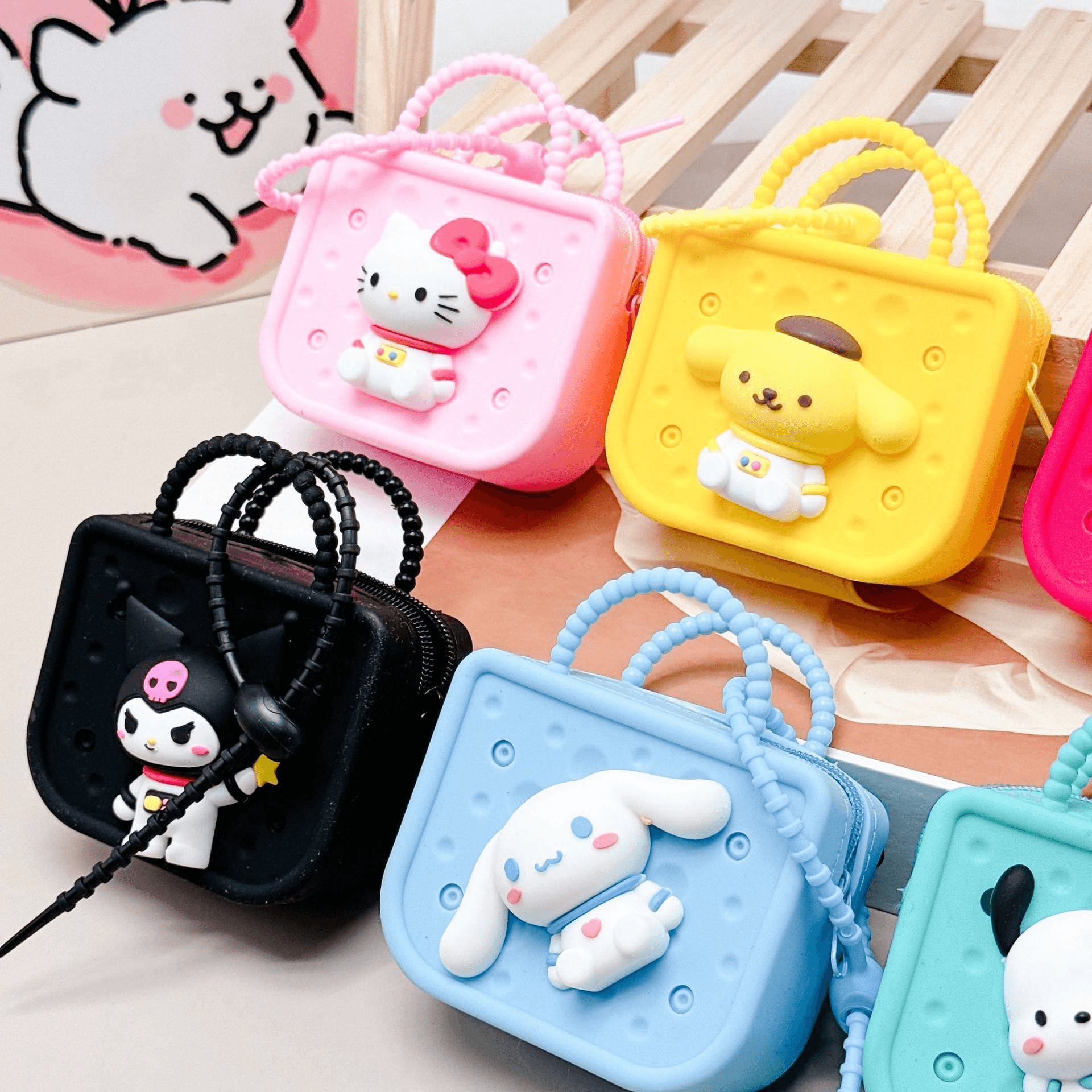Sanrio Silicon Coin Purse Pouch ( 1pc )