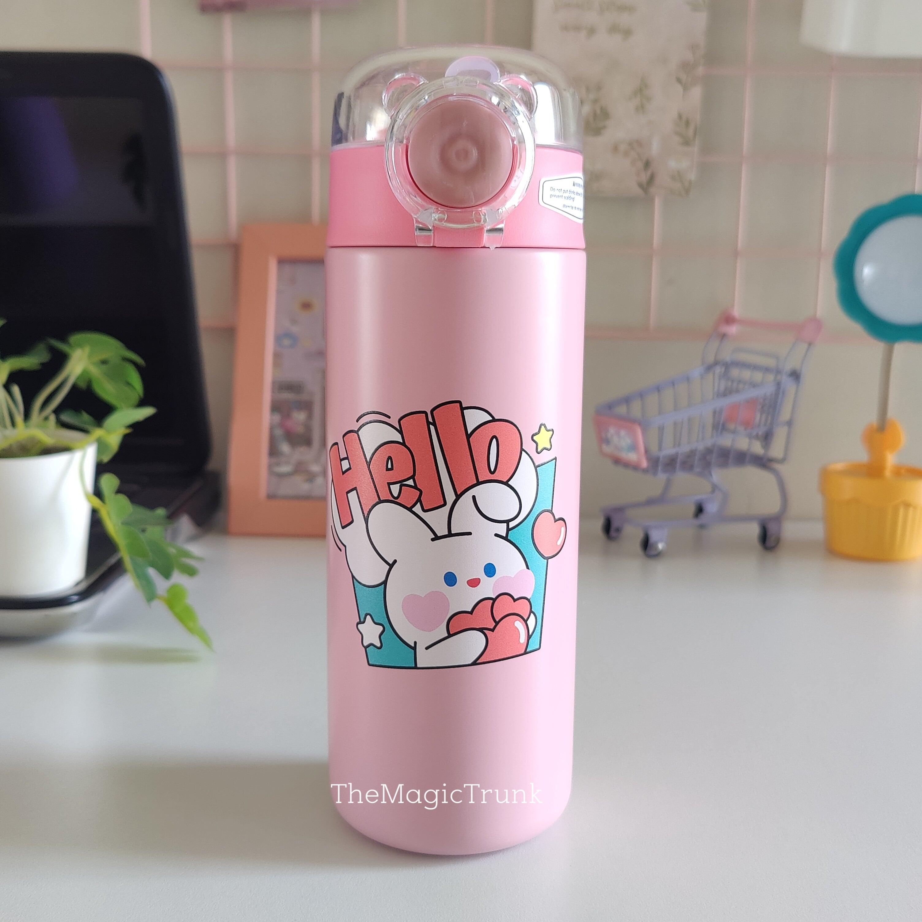 Unicorn Lion Bear Bunny Sipper Steel Doubled Walled Insulated Bottle ( 1pc )