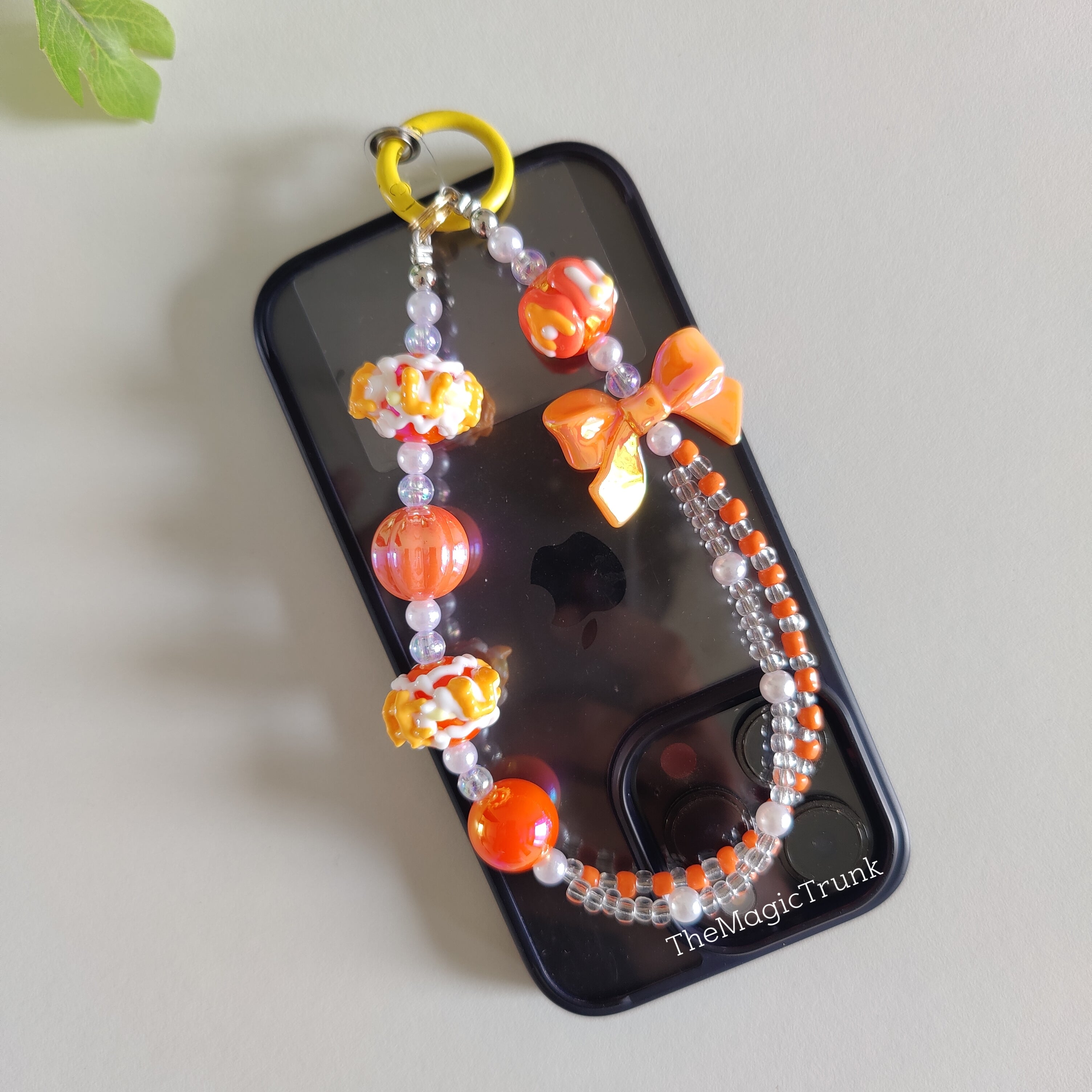 Candy Bead Mobile Phone Charm ( 1pc )