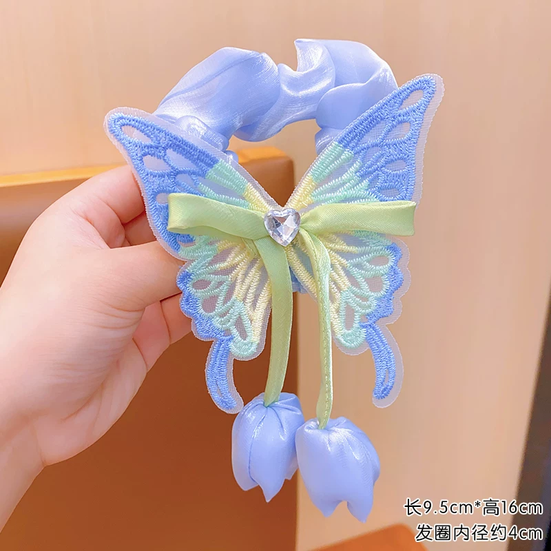 Butterfly Tulip Hair Scrunchie ( 1pc )