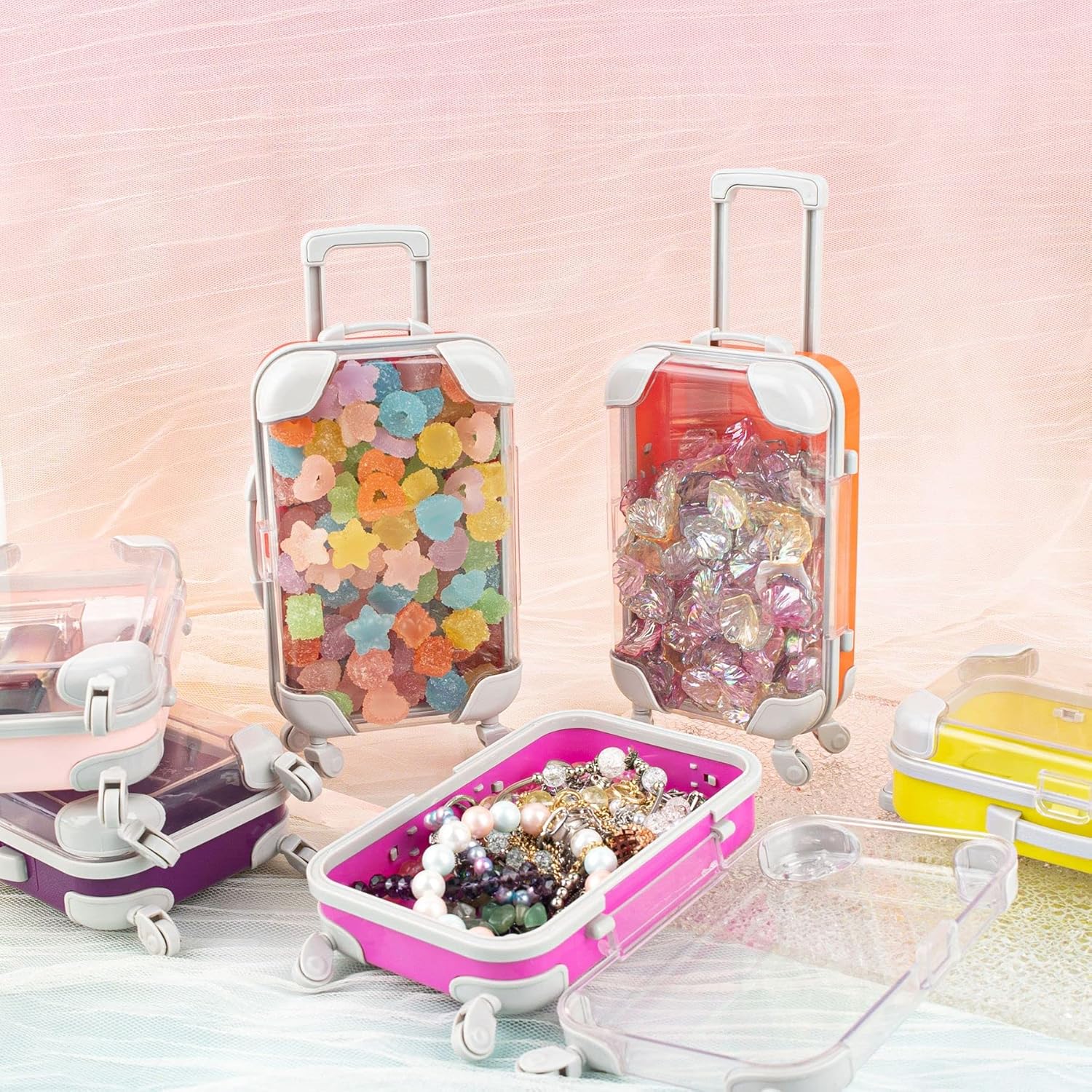 Mini Trolley Suitcase Multipurpose Organizer ( 1pc )
