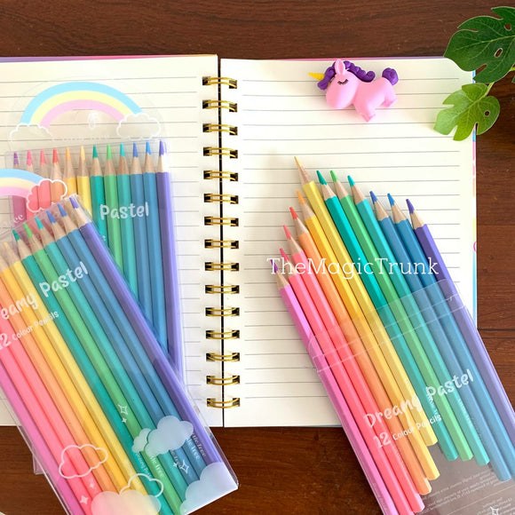 Pastel Colour Pencils 12pcs