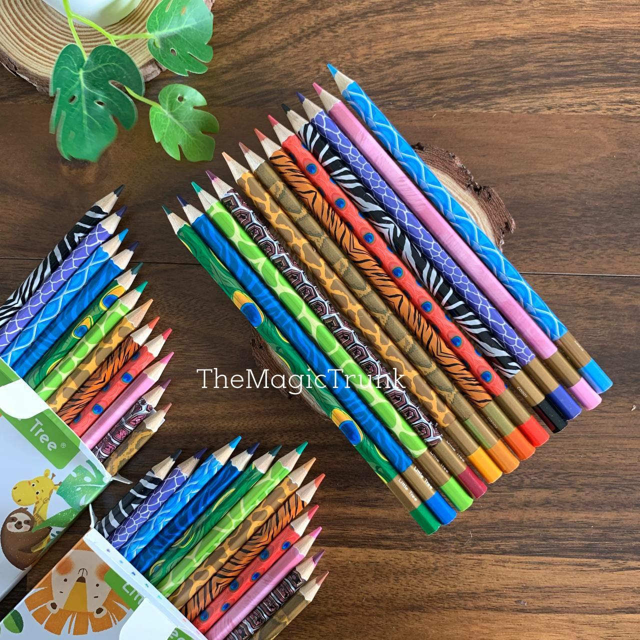 Jungle Theme Color Pencils ( 12pcs )