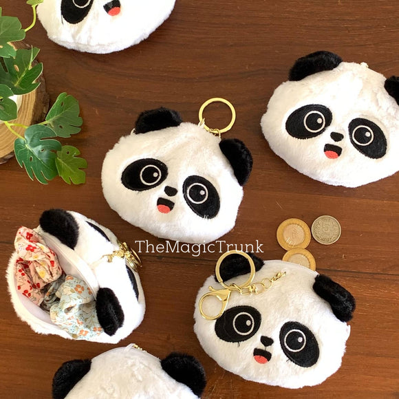 Panda Plush Coin Pouch with Keyring (1 pc )