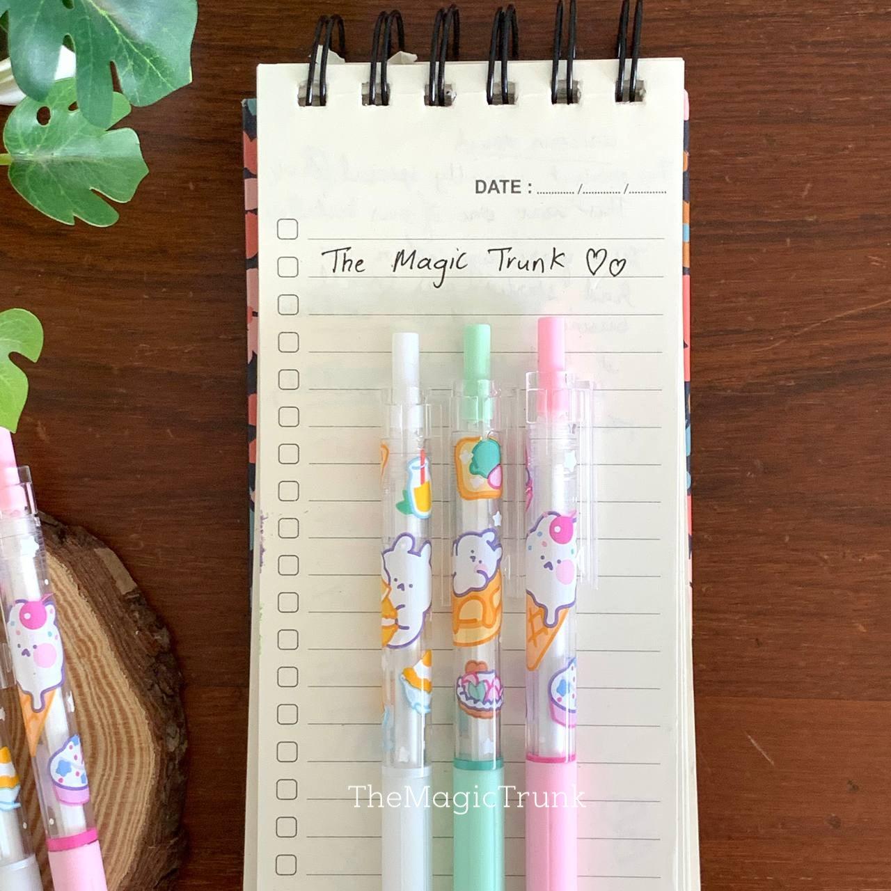 Kawaii Ice-Cream Gel Pen ( 3pcs ) der