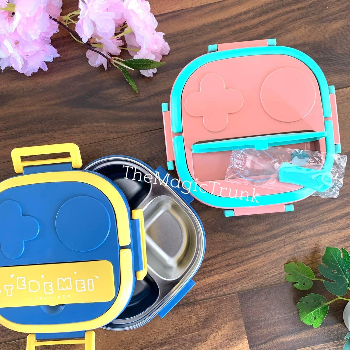 Multi Compartment Insulated Bento Lunch Box ( 1pc ) The Magic Trunk