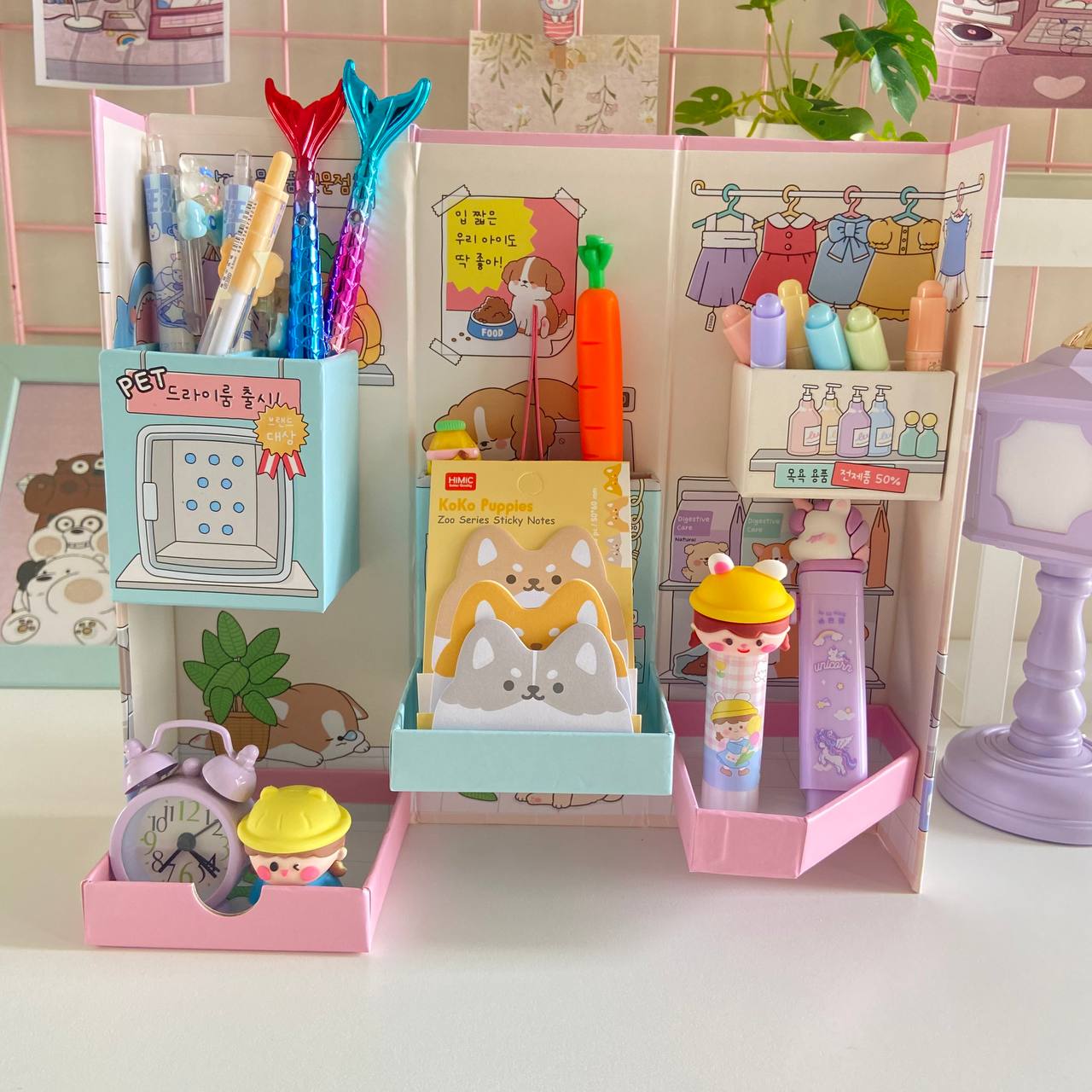 Kawaii Desk Organizer Foldable ( 1pc )