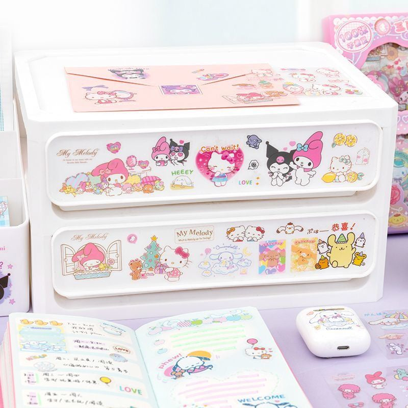 Sanrio Decorative Sticker Set ( 100 sheets )