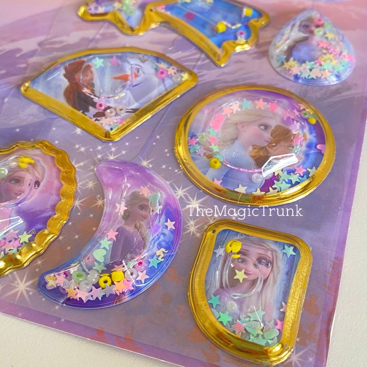 3D Water Shimmer Stickers ( 1 sheet )