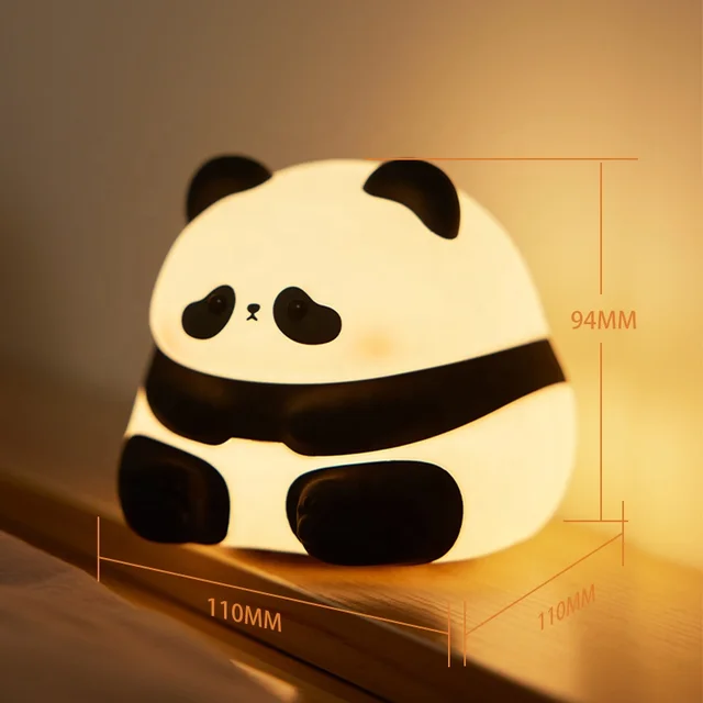 Cute Panda Silicon Lamp ( 1pc )