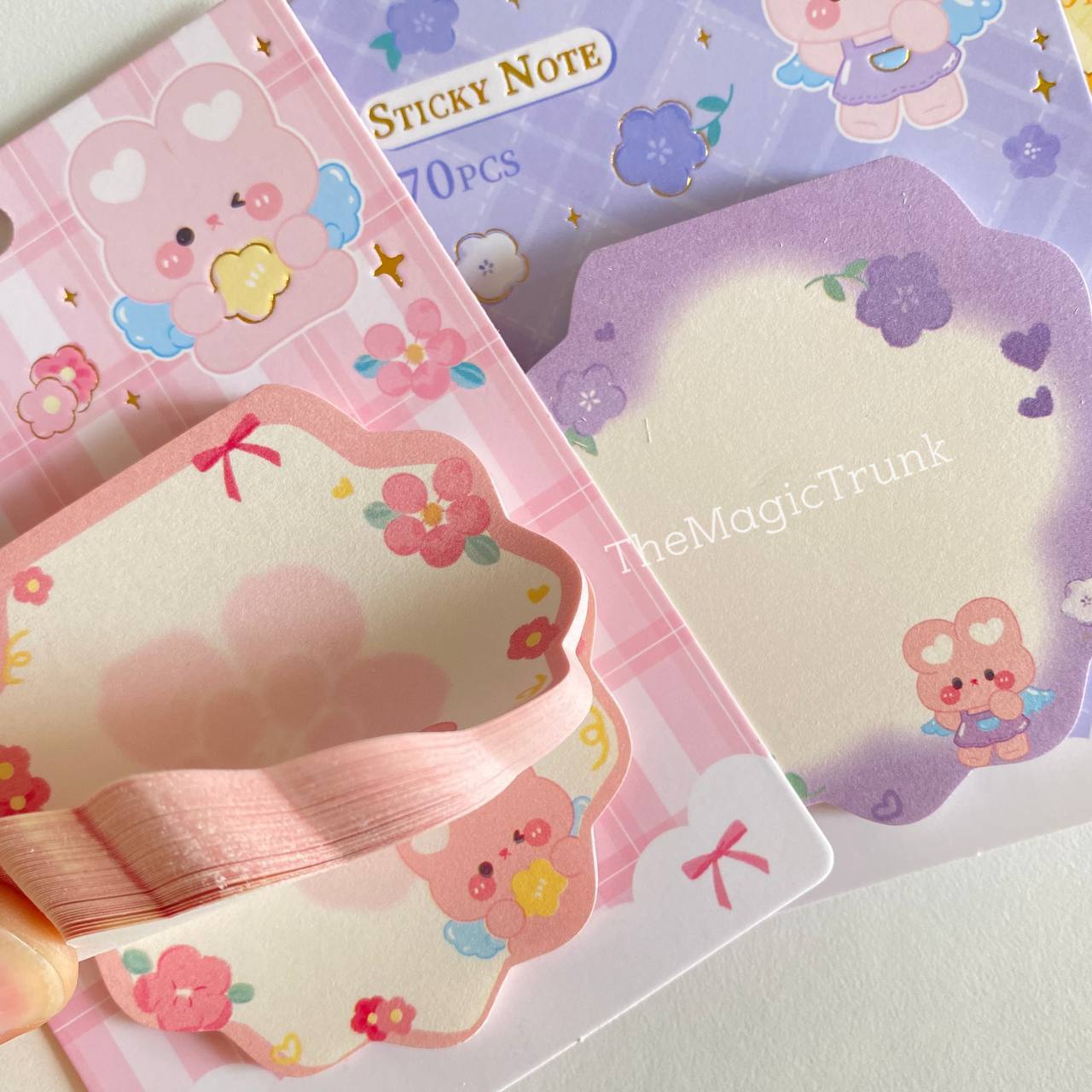 Bear Floral Sticky Note ( 1pc )