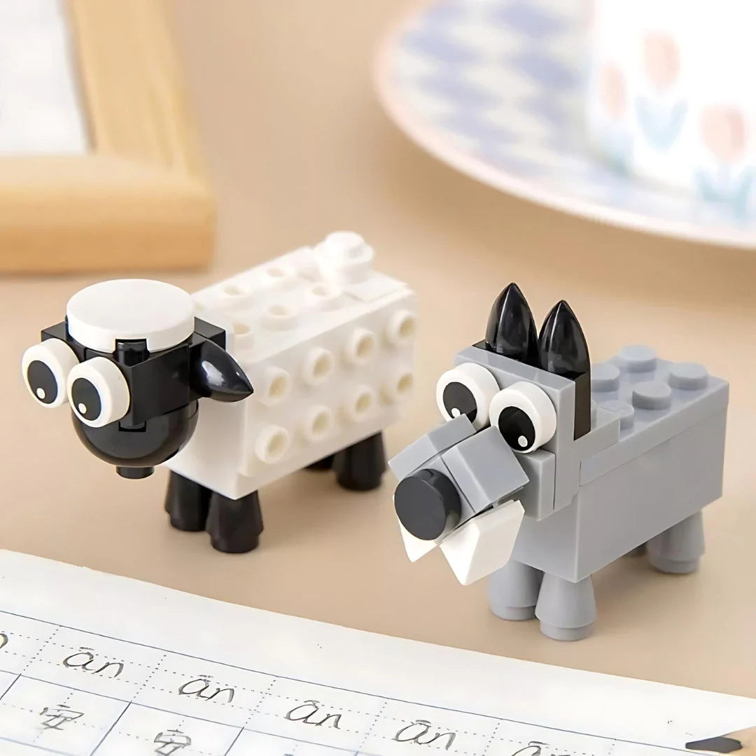 DIY Animals Lego Puzzle Pencil Sharpener ( 1pc )