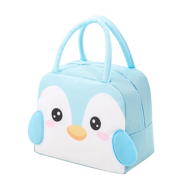 Cute 3d design Animal Printed Insulated Lunch bag for kids