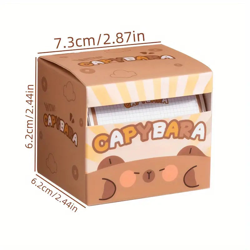 Capybara Peel Off Sticky Notes ( 1pc )