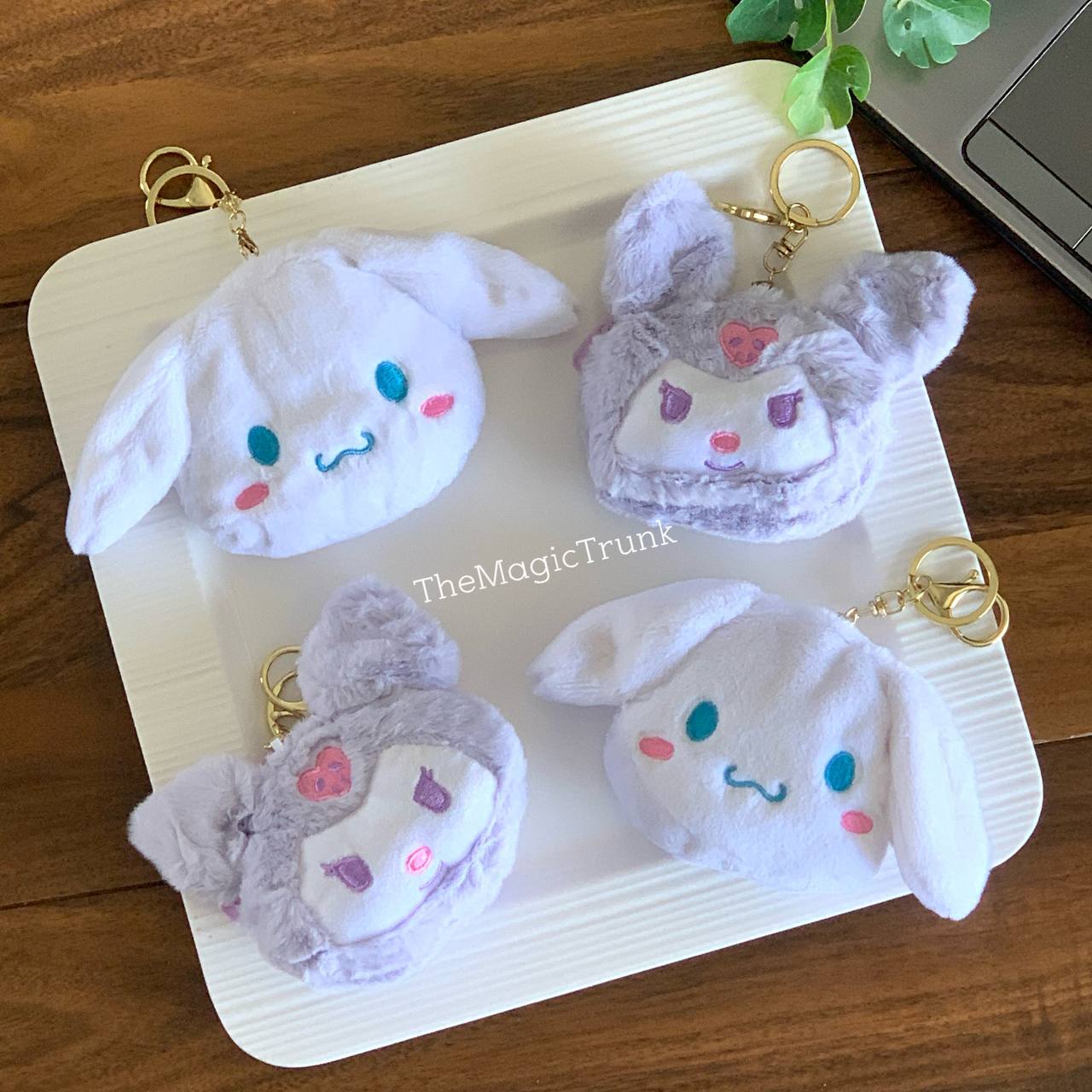 Sanrio Plush Keychain Pouch ( 1pc )