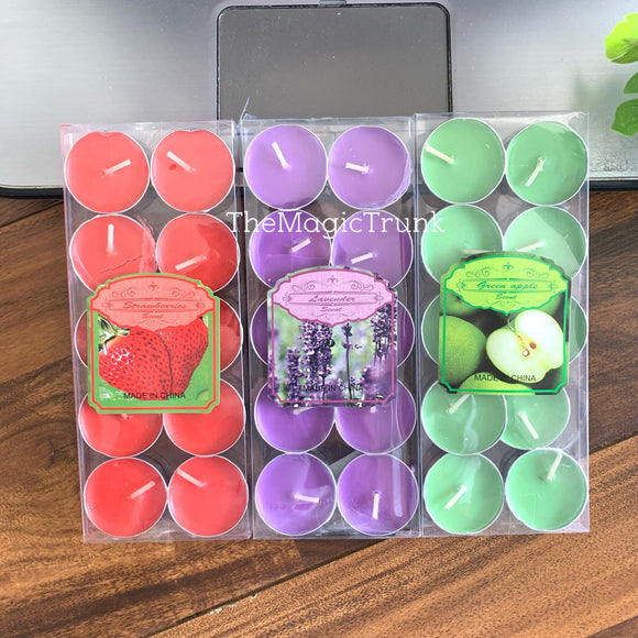 Scented Tealight Candles ( 12 pcs ) The Magic Trunk