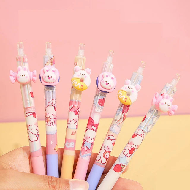 Bunny Lint Candy Gel Pen ( 2pc )