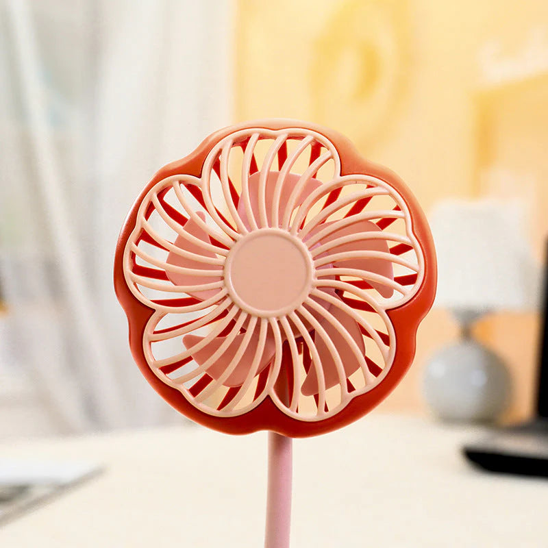 Floral Flexible Dual Speed Hand Fan ( 1pc )