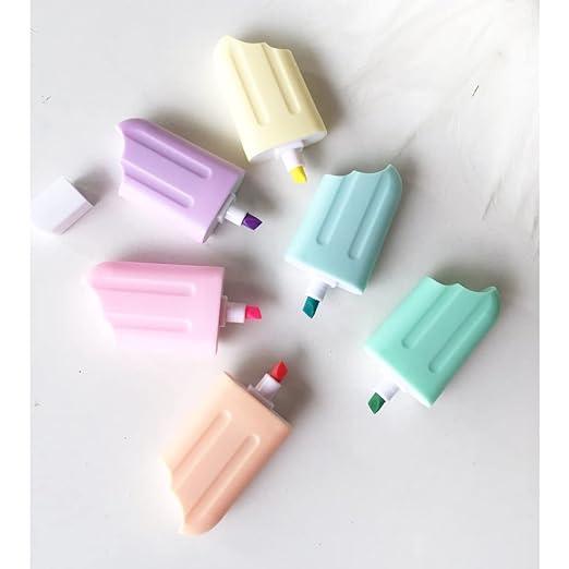 Ice cream Highlighters Set ( 6pcs ) The Magic Trunk