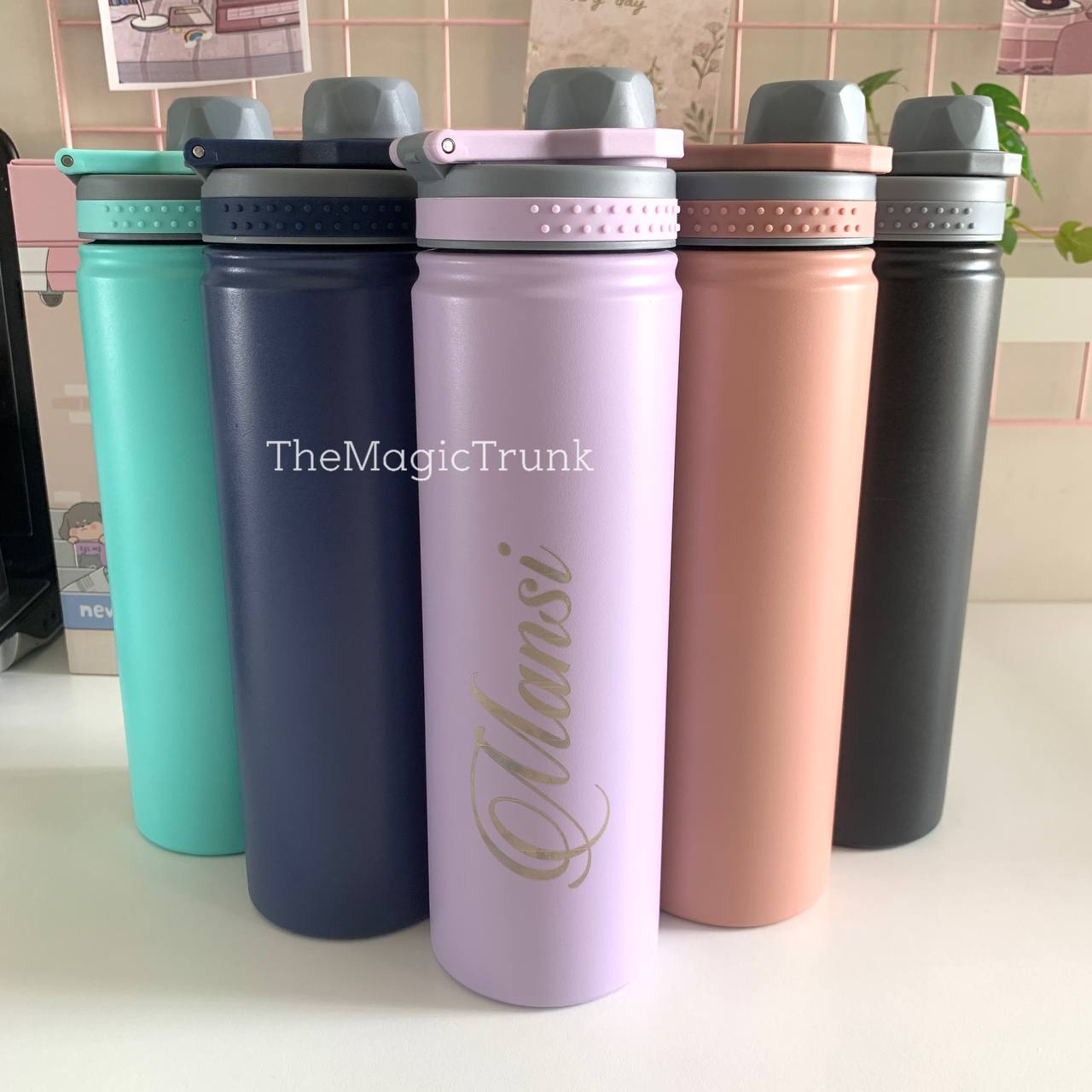 Premium Double Walled Stainless Steel Bottle ( 1pc )