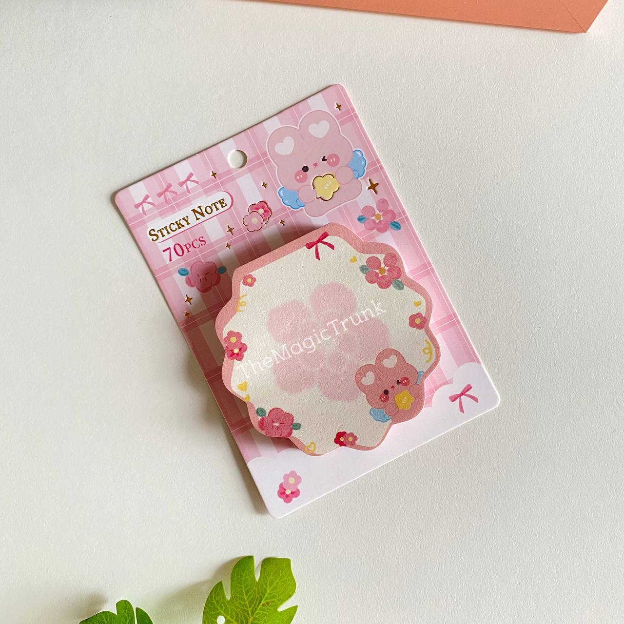 Bear Floral Sticky Note ( 1pc )