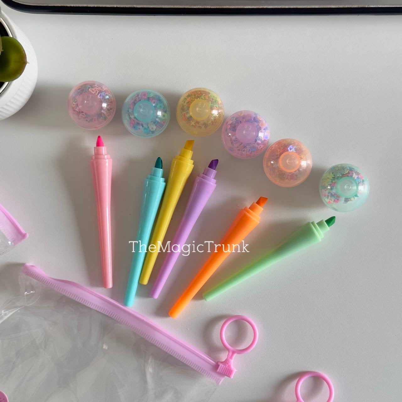 Lollipop Confetti Highlighter Set ( 6 pcs )