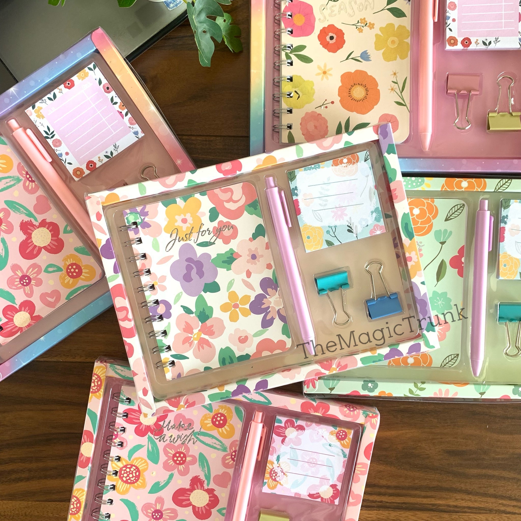 102pcs/set Kawaii Sakura Notebook Gift Set Diy Diary with Bookmark Postcard  Stickers 2022 365 Planner Stationery Girls Cuadernos