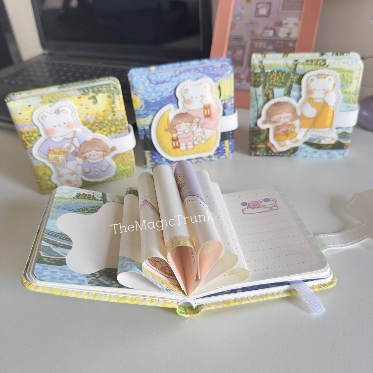 Van Gogh Magnetic Journal Dairy ( 1 pc )