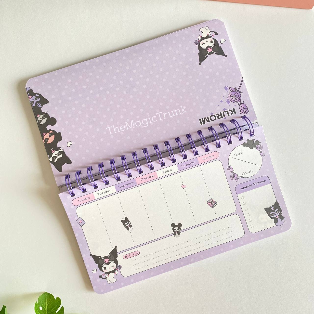 Sanrio Weekly Planner Spiral Diary ( 1pc )