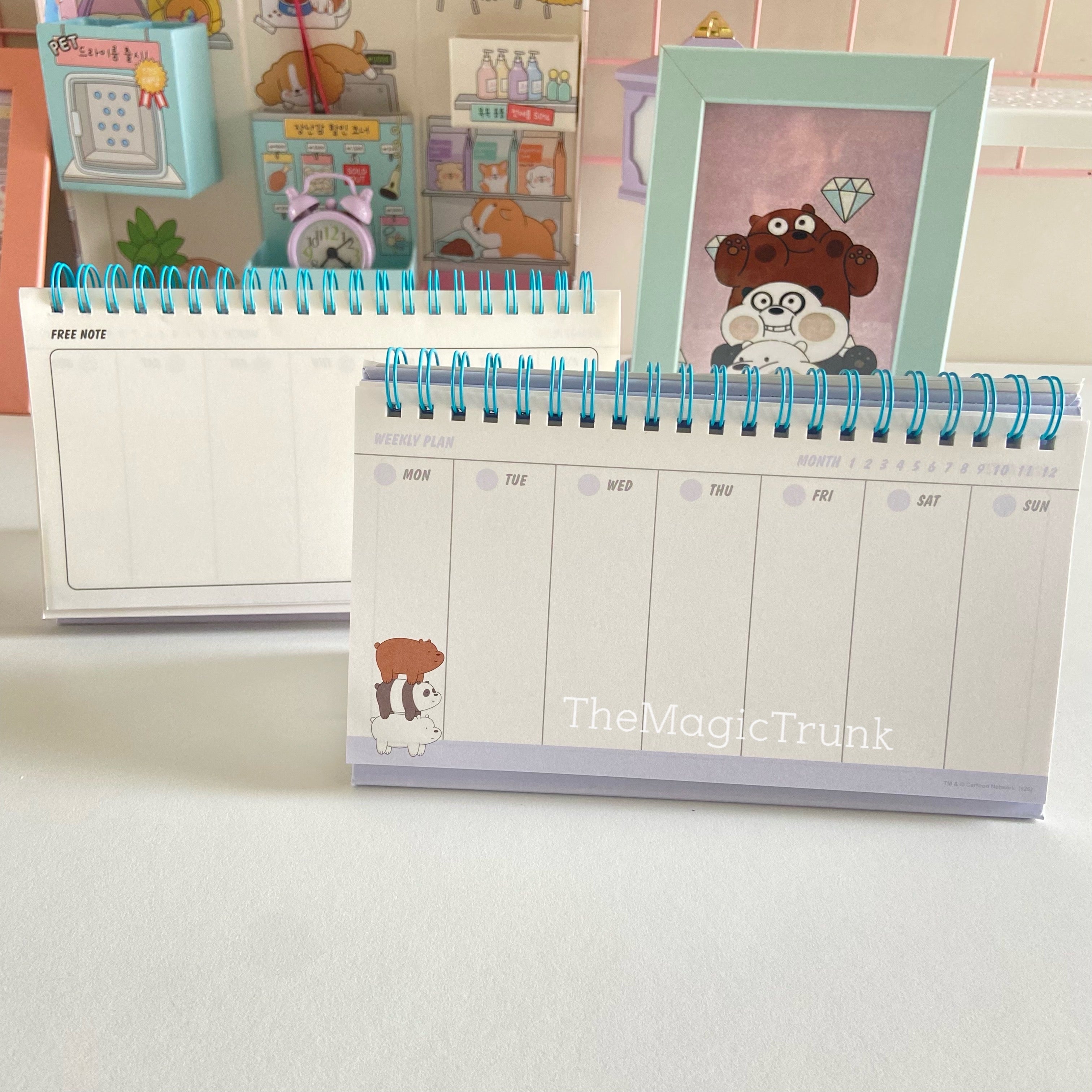 We Bare Bears Panda Weekly Planner ( 1pc )