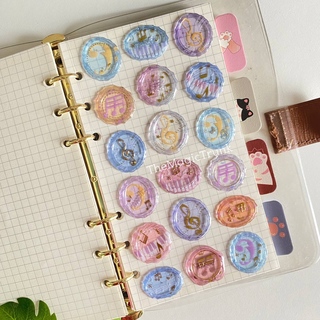 Exquisite Wax Seal Stickers ( 1 sheet )