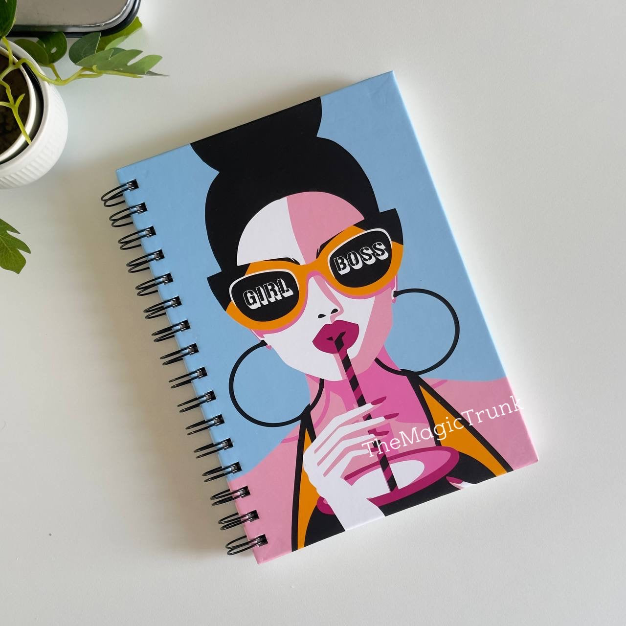 Quirky Spiral Notepad Diary ( 1pc )